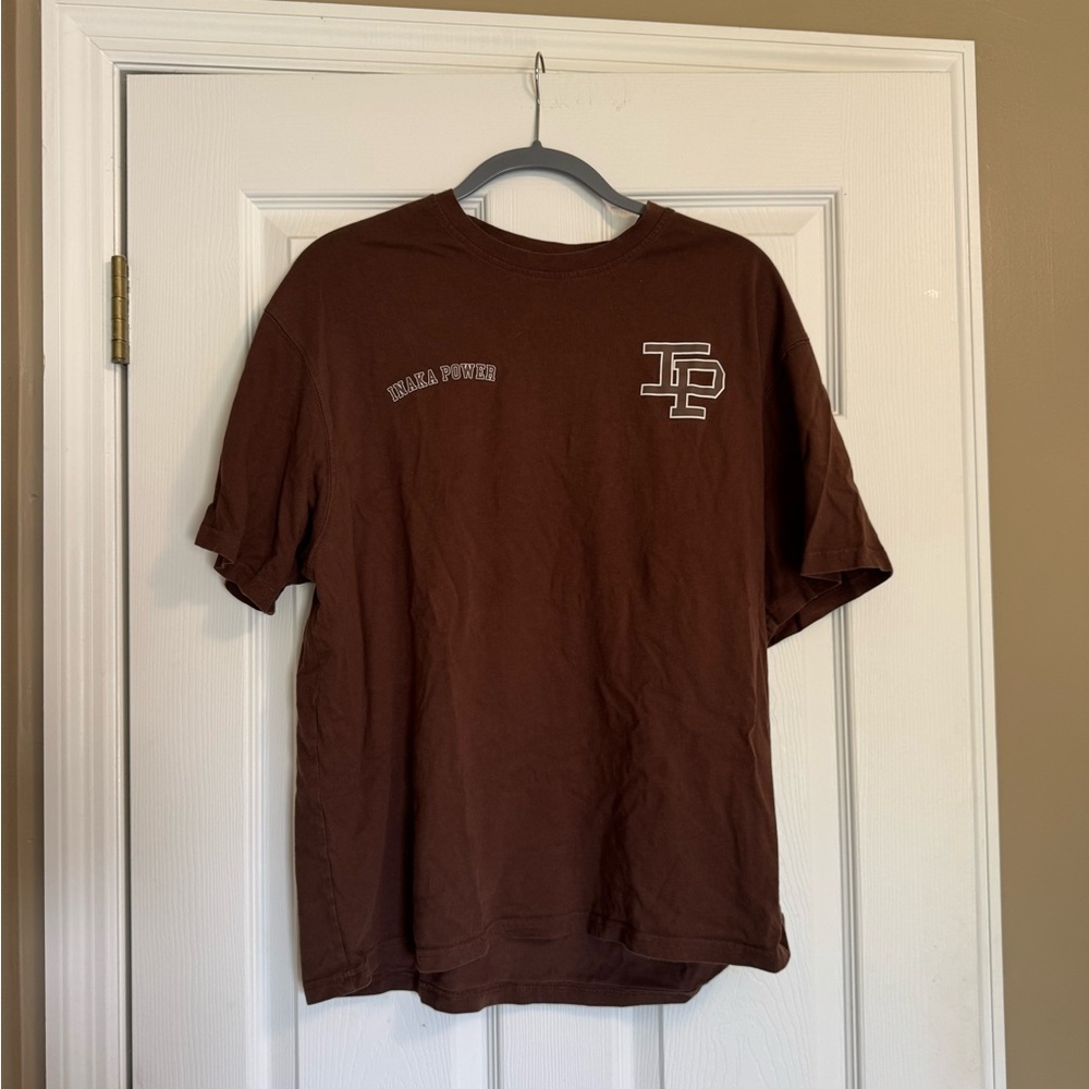 Inaka Power Brown Short Sleeve Tee